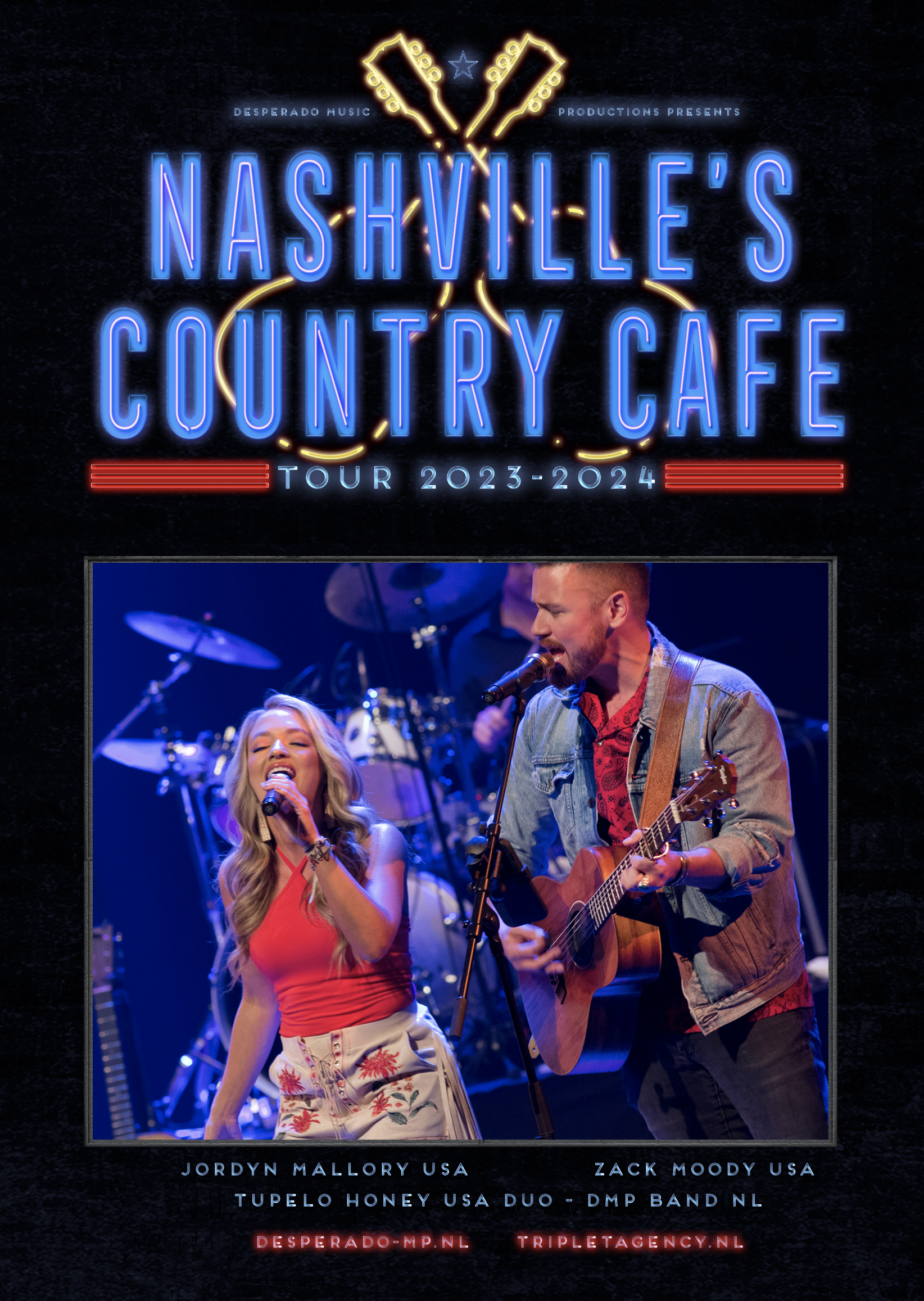 Redding Bedienen Lijken Nashville's Country Cafe nieuwe Show 2023/24 - D.M.P Productions